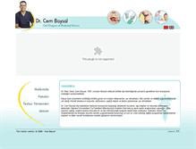 Tablet Screenshot of drcembaysal.com